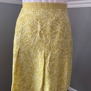 Beautiful Ribbon Waist Silk Skirt